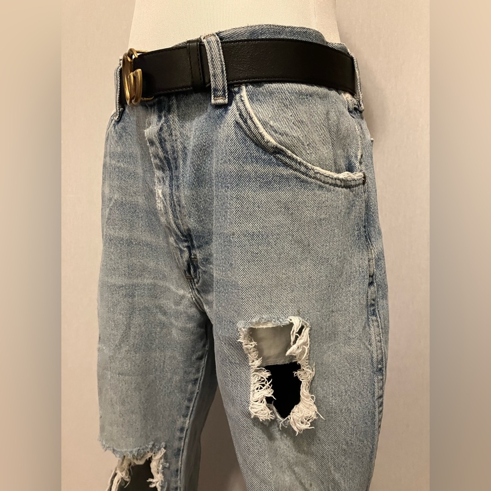 TRUE VINTAGE Wrangler Pre Worn Jeans authentic natural distress shred 34x42 Mens
